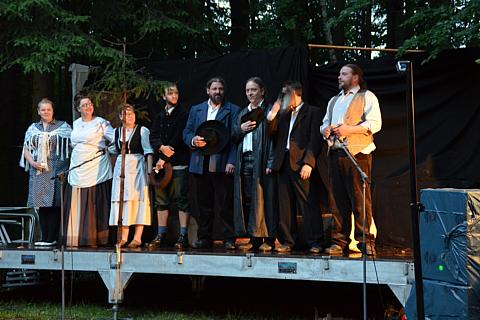 Musik an der Talsperre Juni 2015 Chorsingen Talsperre