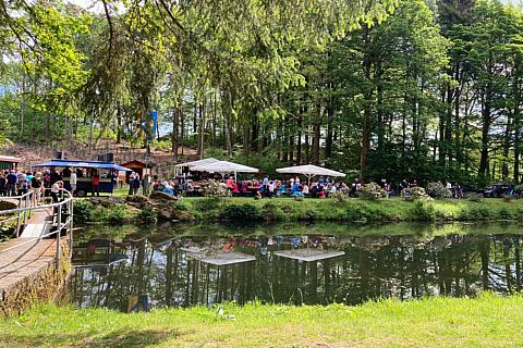 Schirgiswalder Blaskapelle zum Pfingstmontag 2024 Ringenhain